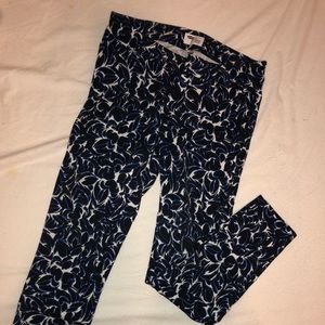 Old Navy Mid-Rise Printed Ankle Pants